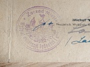 Bydgoszcz 1945 zaświadczenie 