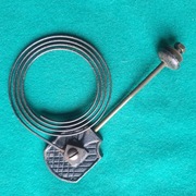 Płaski gong do zegara kominkowego