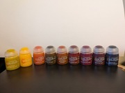 Zestaw 9 farb Citadel Contrast zółty-czerwony