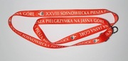 Pamiątkowa smyczka z XXVIII Sosnowieckiej Pieszej Pielgrzymki na Jasną Górę