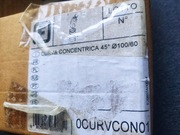 Kolanko współosiowe 100/60x45 Fondital