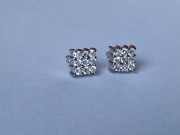 Srebrne kolczyki z cyrkoniami pr 925