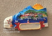 Magnes na lodówkę ceramiczny Jezioro COMO Włochy Italy.