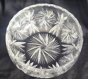 Kryształowa misa, owocarka miska prl retro kryształy wiatrak młynek vintage