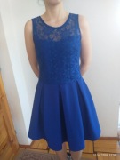 Sukienka elegancka z żorżety