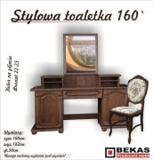 Sypialnia Toaletka 140` z LUSTREM Dąb Rustikal StyL BEKAS Producent Mebli 