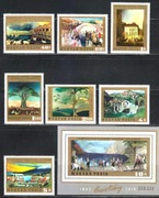 Malarstwo blok 98 + kompletna seria** z 1973 roku czyste 