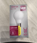 Żarówka LED E27 8W = 75W, 1055 lm, ciepła biel
