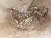 Zabytkowa misa kryształowa cięta