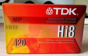 Kaseta TDK Hi8 Digital8 P6-120HP 120min NOWA FOLIA