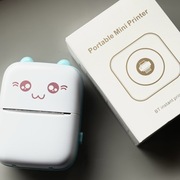 Mini drukarka termiczna kotek drukarka do etykiet Bluetooth