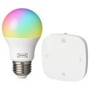 IKEA TRADFRI LED E27 RGBW 806lm 7.3W Smart Żarówka ściemnialna WiFi + Pilot