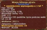 Margonem-wams bitnego pirata-59lvl(serwer classic)