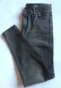 Jeansy skinny C&A 40 popiel stalowe
