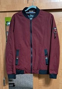 Kurtka przejściowa młodzieżowa chłopięca Bomberka bordowa rozmiar M
