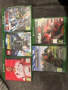 Zestaw Xbox one gry FIFA NBA Minecraft Batman Ninjago