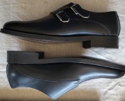 Buty męskie szyte Bow-Tie monki jak Yanko Loake - goodyear 7.5 czarne 41.5