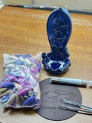 ceramiczny kominek zapachowy typu backflow (z przepływem zwrotnym)