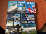Zestaw 5 Niemieckich Książek i 5 Magazynów o Lotnictwie