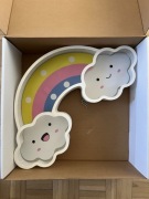 Lampa sufitowa LED pokój dziecięcy tęcza chmurki