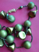 Stare korale butelkowa zieleń