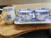 Zestaw kawowy dla dwóch osób Seltmann Weiden China Blau