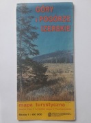 Góry i pogórze izerskie  mapa turystyczna 1991 rok