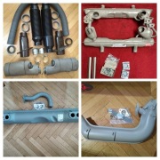 Garbus T1 T2 Typ3 181 gwizdek chr kolektor nagrzewnica opaska tłumik wydech