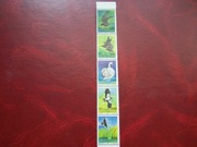 Dania  1986 MNH Mi. 872/76 Fauna Ptaki