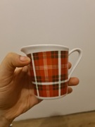 Mlecznik czerwony/biały/czarny w kratkę ceramiczny