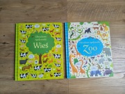 Obrazkowe zgadywanki ZOO + WIEŚ | komplet | twarda oprawa | stan bdb
