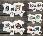 Nadruki na Koszulki dla dzieci trwale  DTF dzień sportu  20x30 cm 