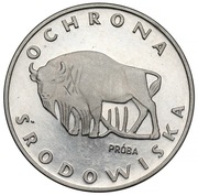 85. PRÓBA Nikiel 100 złotych Żubr 1977 Nakład 500 sztuk !!!