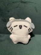 Pluszak maskotka Breloczek Kotek Kot w Słuchawkach Brelok 7.5 cm