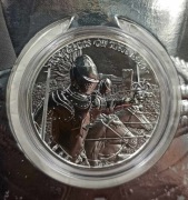 1oz Knights of the Past 2021 Rycerze Przeszłości uncja srebra Certyfikat