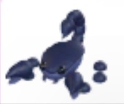 Halloween Blue Scorpion - Adopt Me Roblox