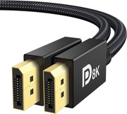 IVANKY Kabel DisplayPort 1.4 VESA 8K 60 HZ HBR3 32,4 GBPS HDR, HDCP 2.2 2M