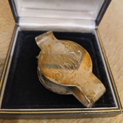 Klip srebrny stary sygnowany MICHAUD