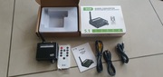 Przetwornik DAC z bluetooth pilotem i portem USB metalowy