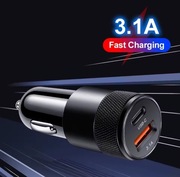 Ładowarka samochodowa nowa 3.1A 5V