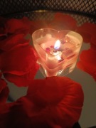 Świeczka,świeca sojowa zapachowa, tealight serce,podgrzewacz, Walentynki 