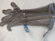 Zbroja/kolczuga rzeźnicza z rekawica