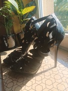 Sandałki 41 h&m czarne 