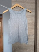 146/152 pepperts podkoszulka koszulka bluzka bez rękawów szara bawełniana