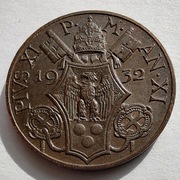 WATYKAN 10 Centesimi 1932 Pius XI okołoMENNICZA