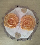 Rękodzieło Podkładki z żywicy epoksydowej złote 