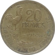 Francja 20 francs 1952, KM#917.1