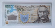 Banknot 20 zł Legiony Piłsudski
