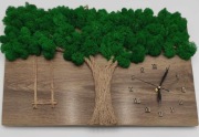Zegar z mchem chrobotkiem 40*60cm