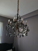 Stary Kryształowy żyrandol